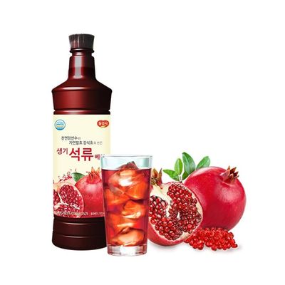 Korean Pomegranate, Schizandra, Plum Extract Syrup All Purpose Cooking Drinking Tea Sweet Healthy Paste Concentrate For Dipping Marinade Sweet Plum Japanese Apricot (970ml 32.80 oz) (Pomegranate Ex...