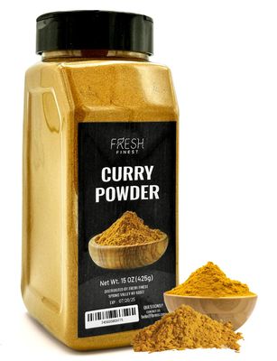Fresh Finest Curry Powder - 15oz (425G) - Authentic Blend of Spices, Perfect for Culinary Adventures, Securely Packaged