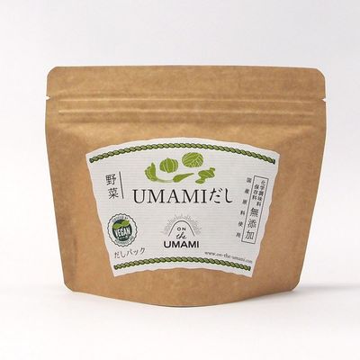 ON THE UMAMI Vegetable Dashi Packets - 5-Pack Japanese Soup Stock - Plant-Based Broth with Onion, Carrot, Cabbage &amp; Ginger - No MSG, No Additives, Vegan-Friendly