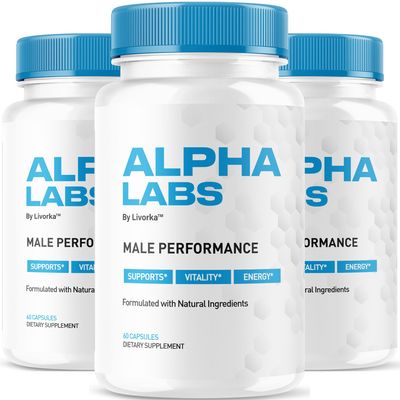 LIVORKA Alpha Labs Max Performance Advanced Formula for Strength - 180 Capsules for 3 Months - Pack of 3