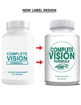 Pure Eye Health Vitamin &amp; Mineral Supplements for Adults | 1 Complete Research Vision Formula w/Bilberry, Lutein, Zeaxanthin, Lycopene, Resveratrol | Supports Eye Strain, Dry Eyes 60 Capsules