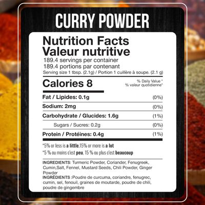 Fresh Finest Curry Powder - 15oz (425G) - Authentic Blend of Spices, Perfect for Culinary Adventures, Securely Packaged