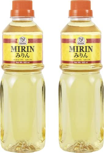 52USA Mirin Cooking Wine 16.9 FL OZ X2, Red Rice Cooking Wine &amp; Seasoning Homemade Sauces, Marinades, Glazes, Salad Dressings, Sushi Rice, Ramen Noodles