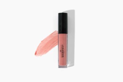 MANIFEST BEAUTY BIG POUT ENERGY Lip Plumper, Chili-Infused Lip Plumping Oil for Full and Smooth Lips, Lip Gloss Finish, With Easy Swipe XL Wand Applicator, Spicy Rose, 0.12 fl oz