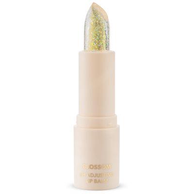 Blossom Lip Gloss Moisturizing pH Lip Balm, Color Changing Glitter Sparkle Shimmering Lip Stain Tint, 3.5g, Diamond