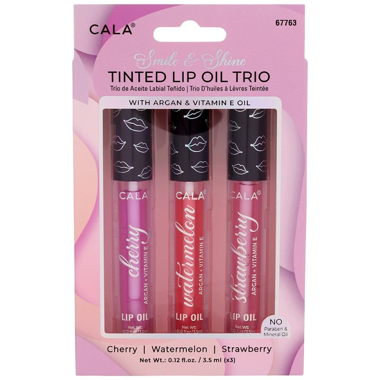 Feel Foxy TINTED LIP OIL TRIO: STRAWBERRY, WATERMELON, CHERRY