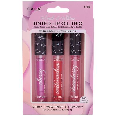Feel Foxy TINTED LIP OIL TRIO: STRAWBERRY, WATERMELON, CHERRY