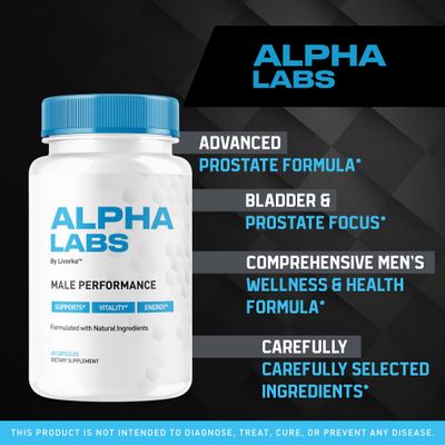 LIVORKA Alpha Labs Max Performance Advanced Formula for Strength - 180 Capsules for 3 Months - Pack of 3