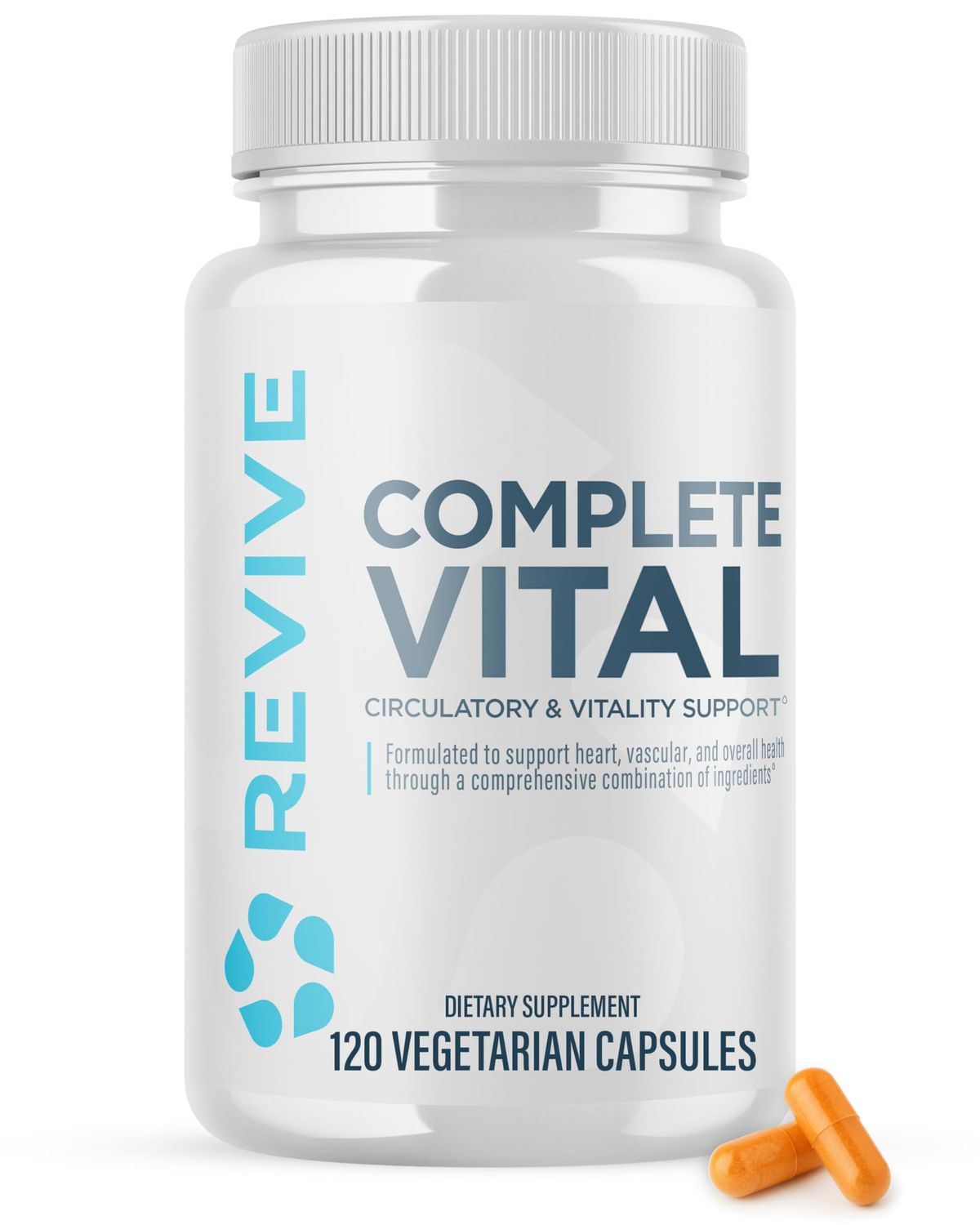 Revive MD Supplements &amp; Support, Complete Vital (120 Vegetarian Capsules) - NAC &amp; CoQ10 Supplement Supports Health, &amp; Antioxidant Activity