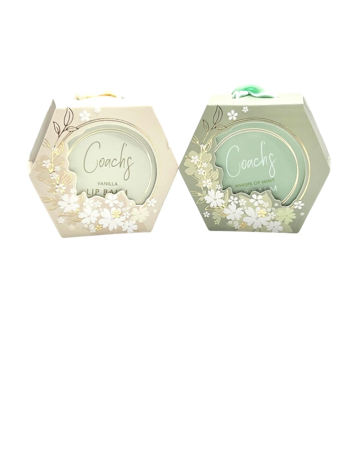 Coach&#39;s Natural Moisturizing, Nourishing, Vegan Mint and Vanilla Lip Balm.