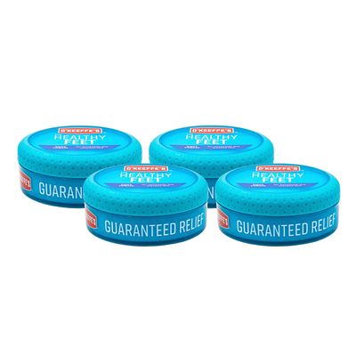 O&#39;Keeffe&#39;s K0320001-4 Healthy Feet Foot Cream in Jar (4 Pack), 3.2 oz