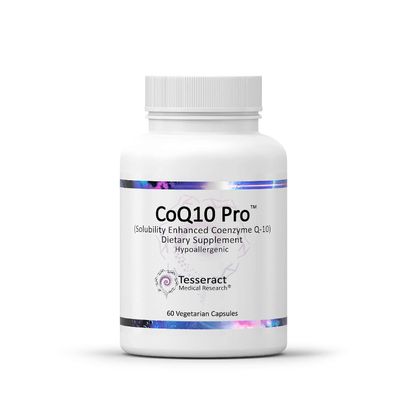 CoQ10 Pro, Coenzyme Q10 for Heart Health, Muscle Health and Cellular Energy Production, Antioxidant Supplement for Optimal Cardiovascular Health Support, Hypoallergenic, CoQ10 300mg, 60 Capsules