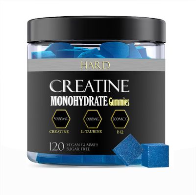 Generic Creatine Monohydrate Gummies-Creatine Gummies for Men &amp; Women-Creatine Chews-Creatine Preworkout-Muscle Growth-Flavored Creatine-Sugar Free-Vegan