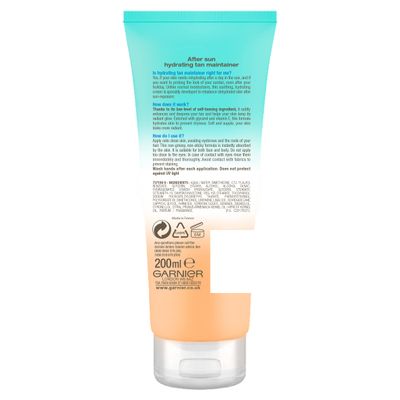 Ambre Solaire Garnier Aftersun Tan Maintainer 200ml