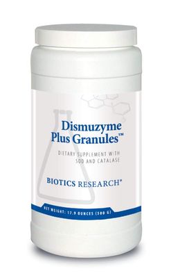 Biotics Research Dismuzyme Plus Granules SOD, 1200 mcg Catalase, High Antioxidant Activity, Supports Immune System. Contains: 17.9 Ounces 500 Grams 62 Servings