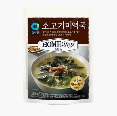 (pack of 2) Chung Jung One Korean Soup Stew450g/15.8oz(seaweed)
