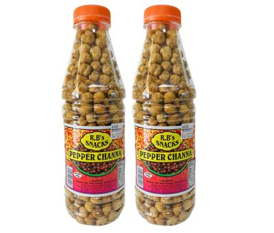 R.B&#39;s Snacks Whole Pepper Channa (Spicy) - 12oz - Pack of 2