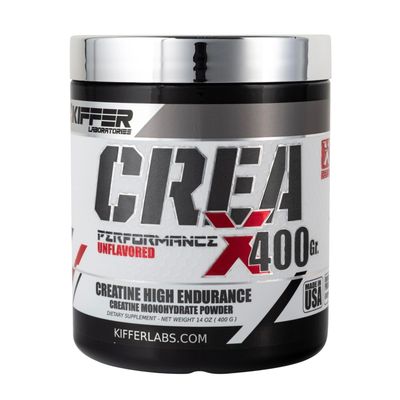Kiffer Labs CreaX Creatine Monohydrate Powder, 400g (80 Serving), Pure Creatine for Muscle Growth &amp; Strength, PreWorkout | Unflavored, NSFQuality, Micronized Monohydrate