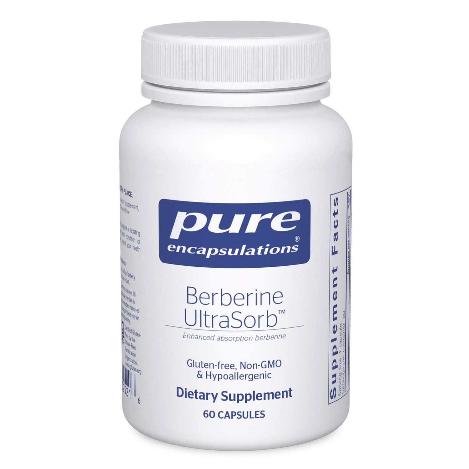 Pure Encapsulations Berberine UltraSorb - Enhanced Absorption Berberine Phytosome 550 mg - Supports Metabolic &amp; Cardiometabolic Health - 60 Capsules