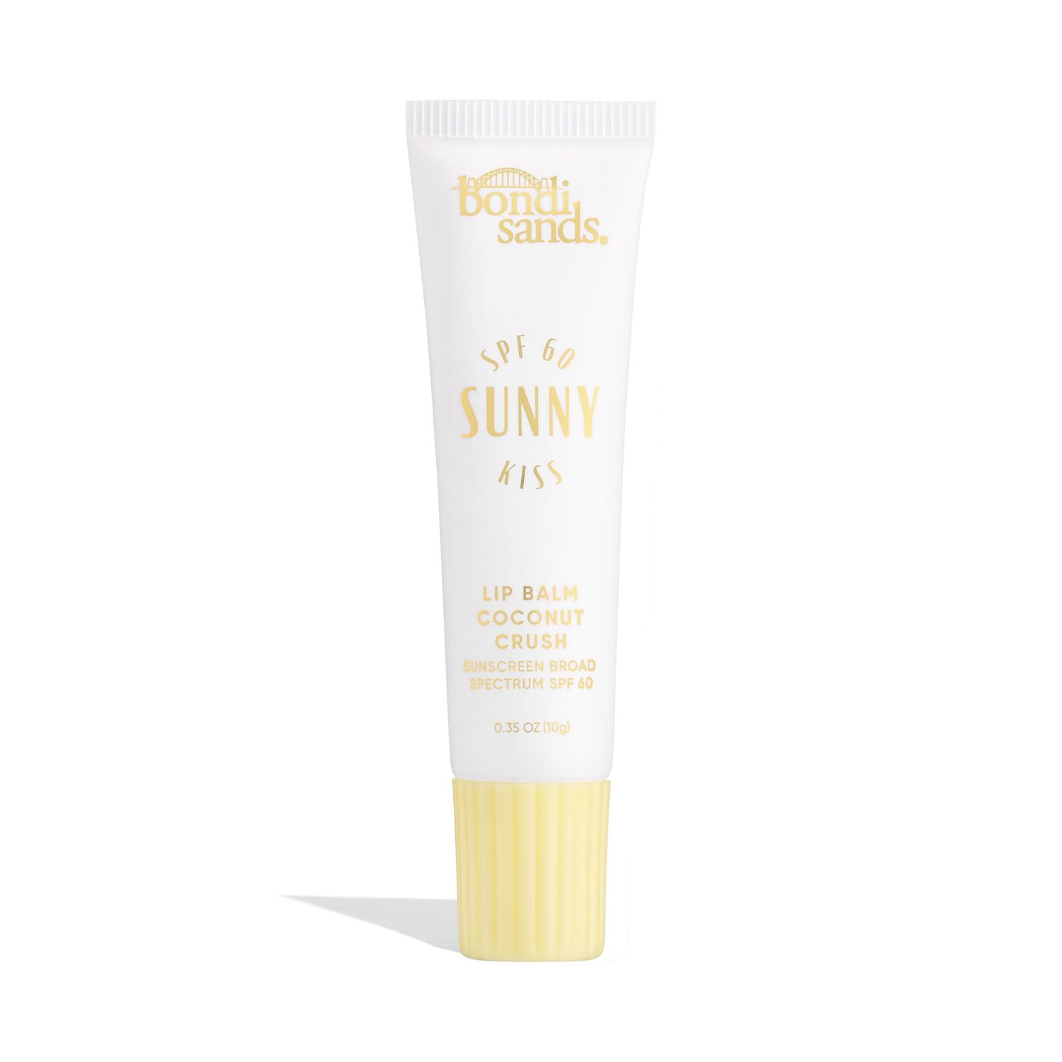 Bondi Sands Sunny Kiss SPF 60 Coconut Crush Lip Balm, Nourishing Hydrating Broad Spectrum Sunscreen, Long-Lasting Protection, Glossy Finish, 0.3 Oz
