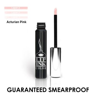 Lip Ink Arcturian Pink Liquid Lipstick 100 Smearproof Long-Lasting Waterproof Vegan Wax-Free Organic Kosher Natural Botanical 247 Confidence cosmetics USA Self Manufactured Factory Direct Since 1995