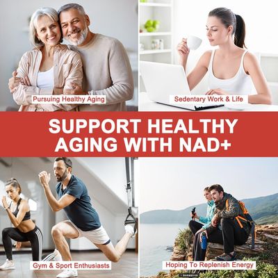 Royalee Zoone NAD Supplement 1200mg Synergistic Blend with Nicotinamide Riboside, PQQ &amp; Resveratrol - Premium Anti-Aging Supplement for Cellular Energy, Mental Clarity and Longevity (30 Packets)