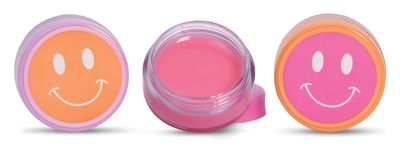 iscream Choose Happy Smiley Face Scented Classic Pot Style Set of 3 Lip Balms