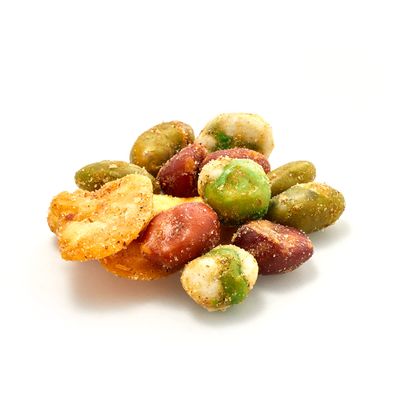 Yupik BBQ Protein Snack Mix, 2.2 lb (35.2 oz), A Blend of Edamame, Peanuts, Wasabi Peas &amp; Roasted Broad Beans, Non-GMO, High in Fiber &amp; Protein, Perfect for Snacking