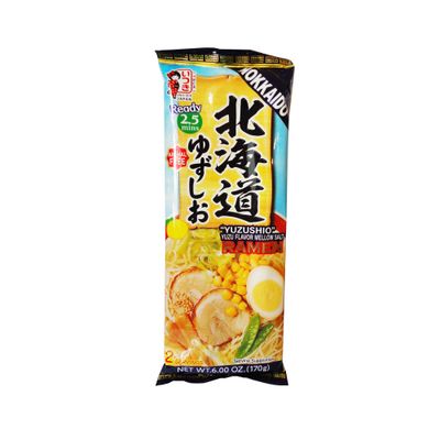 Itsuki Instant Ramen Noodle, Hokkaido, Shio Flavor, Pack of 4, 8 Servings