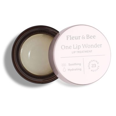 Peptide Lip Treatment with Anti-Aging Benefits | Clean, 100 Vegan, Cruelty Free | Restorative Repair For Dry Lips That Visibly Plumps and Hydrates | One Lip Wonder by Fleur &amp; Bee (0.17 oz)