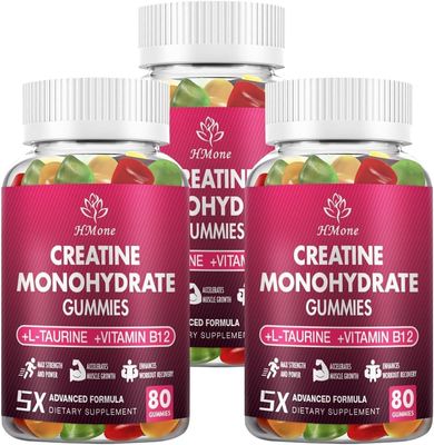 HMone Creatine Monohydrate Gummies - 5g for Men &amp; Women (240 Count)