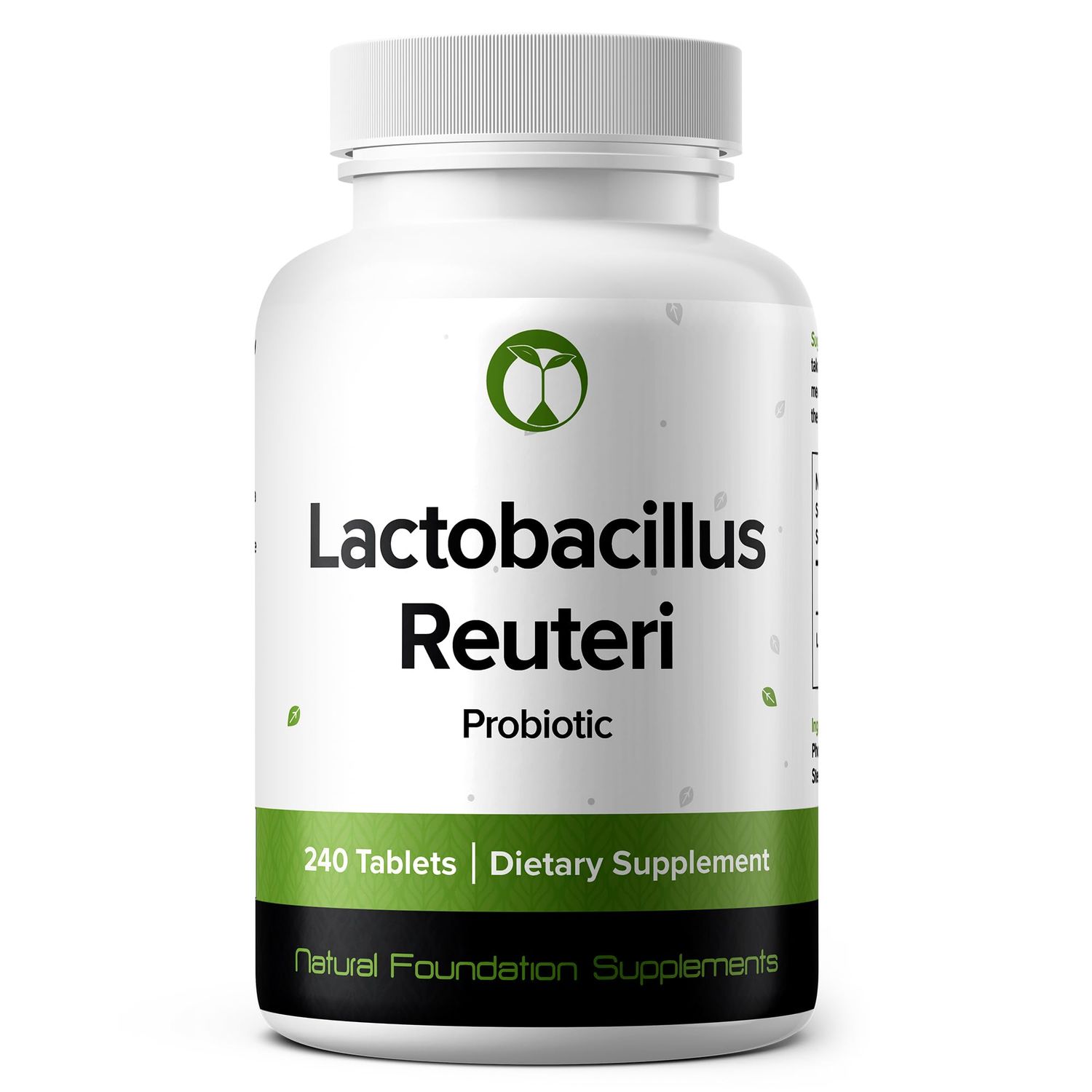 Lactobacillus Reuteri Probiotic Supplement 240 Tablets 3 Billion CFU Probiotics for Men &amp; Women Supports Intestinal Digestive &amp; Gut Health (240, Lactobacillus Reuteri)