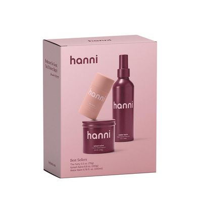 HANNI Gift Set Trio | Including Splash Salve, Water Balm &amp; Fatty, Moisturizing and Hydrating Best Sellers