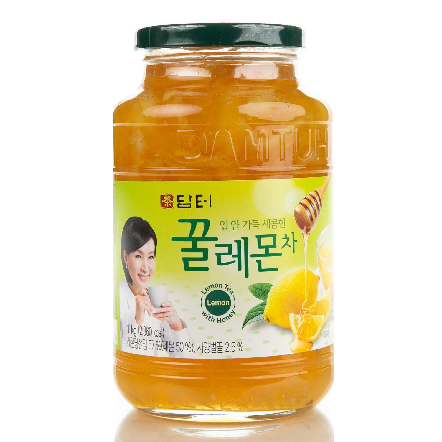 Damtuh Korean Honey Lemon Tea Preserves Tea - Natural Sweetness, No Artificial Ingredients, Perfect for Hot or Iced Tea, Jams, or Salad Dressings - 2.2lb, 1000g