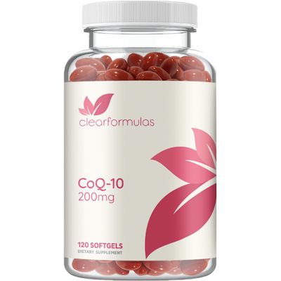 CoQ10 200mg Softgels - Quick Absorption Coenzyme Q10 200mg Potent Antioxidant for Heart Energy and Aging Support - High Stability CoQ10 Ubiquinone Soft Gels - Made in a cGMP US Lab (60 Servings)