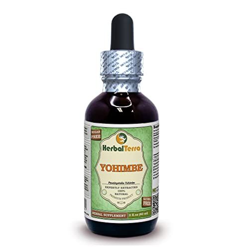 Yohimbe (Pausinystalia Yohimbe) Glycerite, Dried Bark Alcohol-Free Liquid Extract 2 oz