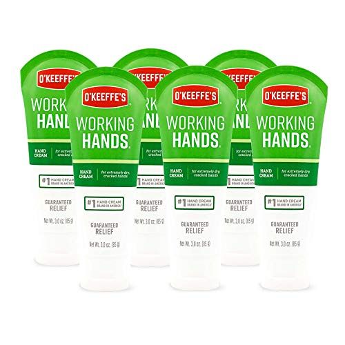 O&#39;Keeffe&#39;s K0290004-6 Working Hands Hand Cream Tube (6 Pack), 3 oz