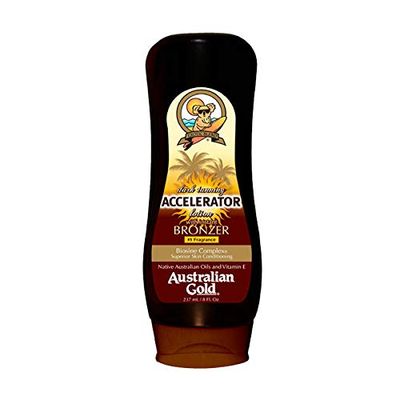 Australian Gold Accelerator Lotion with Instant Bronzer, 8 Fluid Ounce