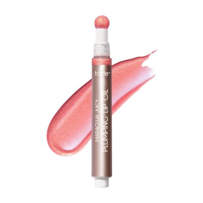 tarte maracuja juicy plumping lip oil - shimmering rose - full size