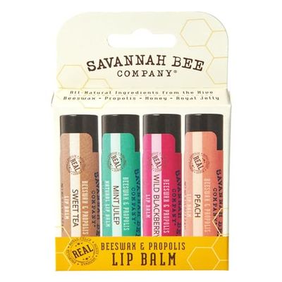 Savannah Bee Collection Lip Balm - Nourishes Dry Lips for All Day Comfort