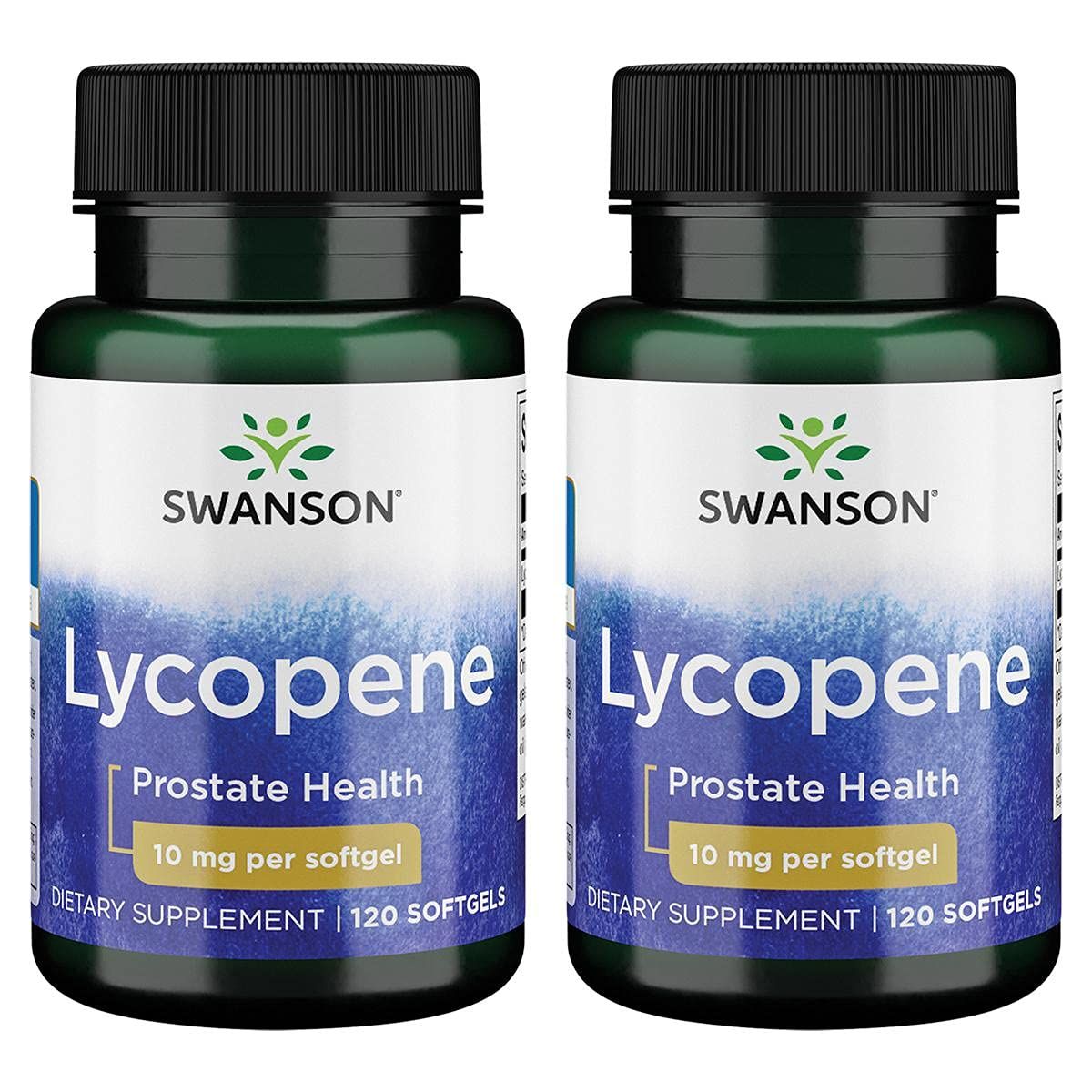 Swanson Lycopene 10 mg 120 Sgels (2 Pack)