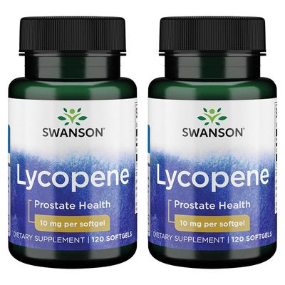 Swanson Lycopene 10 mg 120 Sgels (2 Pack)