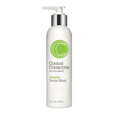 CONTROL CORRECTIVE Gentle Facial Wash, 6.7 Oz - Hydrates, Normalizes &amp; Restores Balance, For Normal Or Combination Skin, Aloe Vera Based, Lightly Foaming Cleanser, Gel To Foam