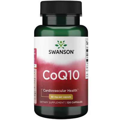 Swanson Coq10 30 Milligrams 120 Capsules