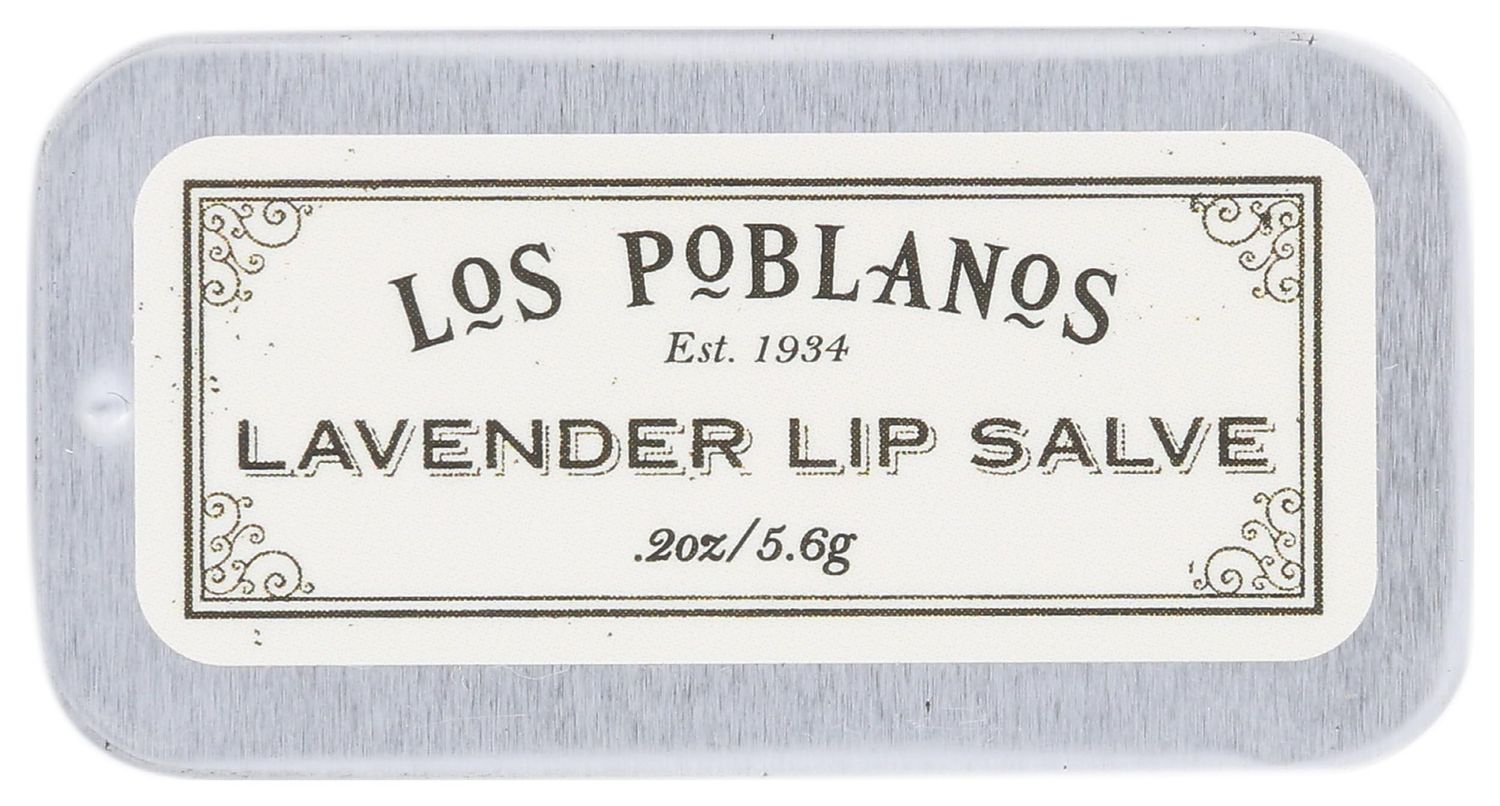 LOS POBLANOS Lavender Lip Salve, 0.2 OZ