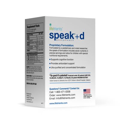 Lifetrients - Speakd Twist-Off Softgels - Natural Orange - 60 Softgels - Pediatrician Formulated to Support Children with Special Nutritional Requirements - Enhanced with Omega-3, Vitamin Es & D3