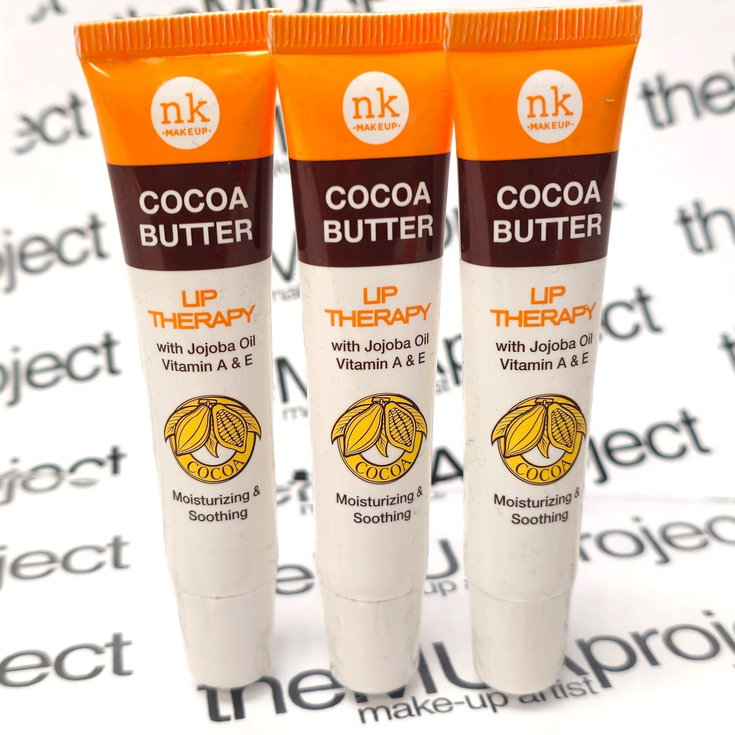 3 Pack Bundle of Cocoa Butter Lip Therapy for Moisturizing and Nourishing your Dry and Chapped Lips