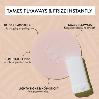 Pony Pick THE Polished Pomade Stick | Strong Hold, Natural Shine &amp; Frizz Control Hair Wax Stick | Defines Style &amp; Flyaway Hair Tamer Stick | Travel-Friendly, Paraben-Free, Cruelty-Free 0.5oz/15g
