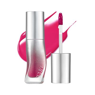TPSY Juicy Lip Plumper (05 Vibing) - Vivid Pink, Tinted Lip Plumping Gloss, Volumizing &amp; Hydrating, for Fuller Lips, Non-Sticky Glossy Finish, Vegan