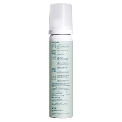 hers Topical Minoxidil Foam, 5 - Extra Strength Hair Growth Treatment for Women - Clinically Proven to Reduce Hair Loss in 3-6 Months - Unscented, 2 Month Supply, 2 Pack